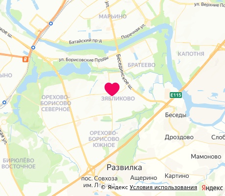 На карте