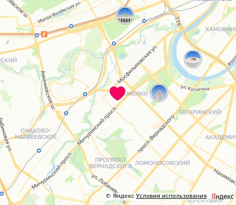 На карте
