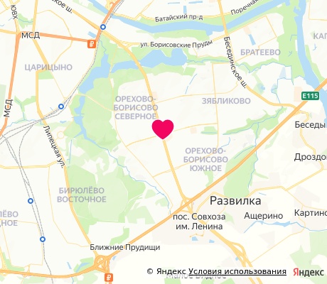 На карте