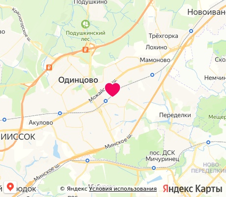 На карте