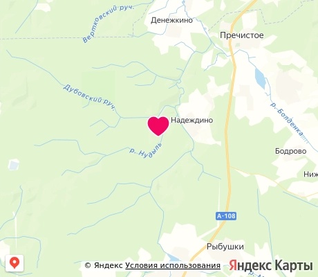 На карте
