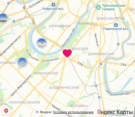 На карте