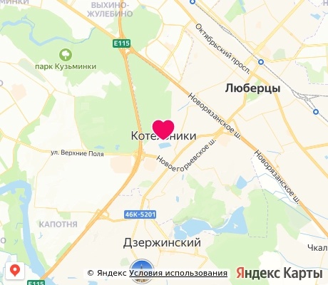 На карте