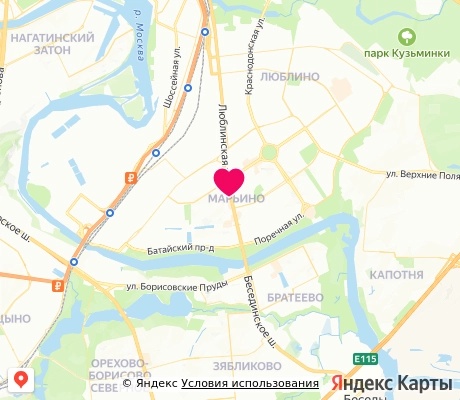 На карте