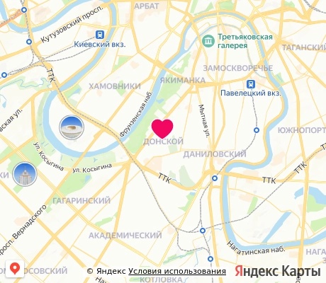 На карте