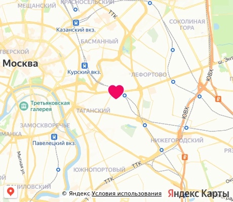 На карте