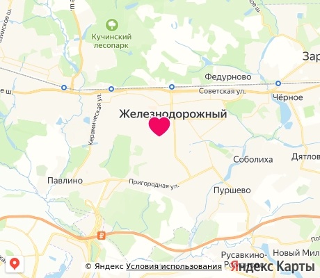 На карте