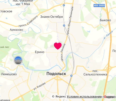 На карте