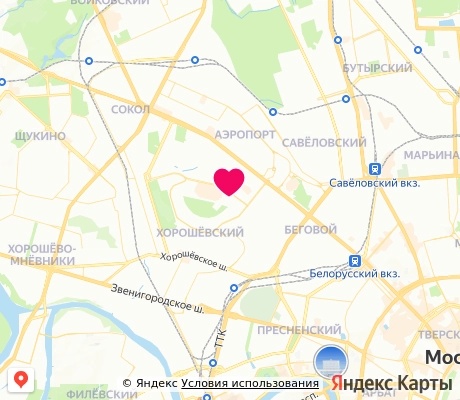 На карте
