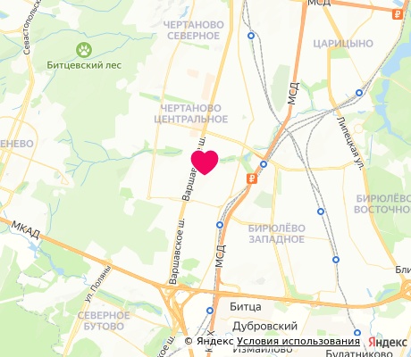 На карте