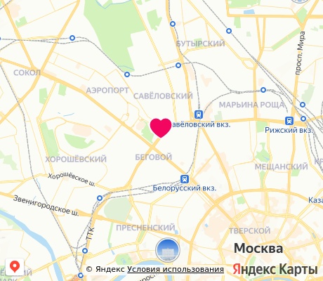 На карте