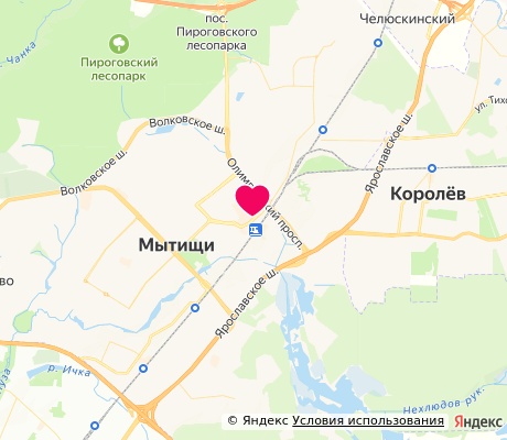 На карте