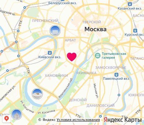На карте