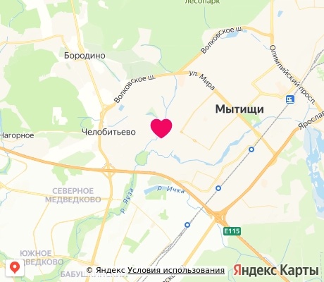 На карте