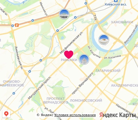 На карте