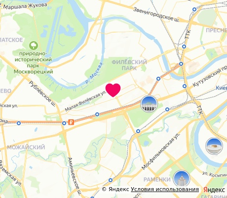 На карте