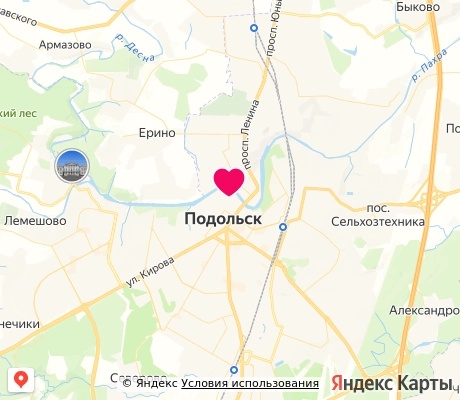 На карте