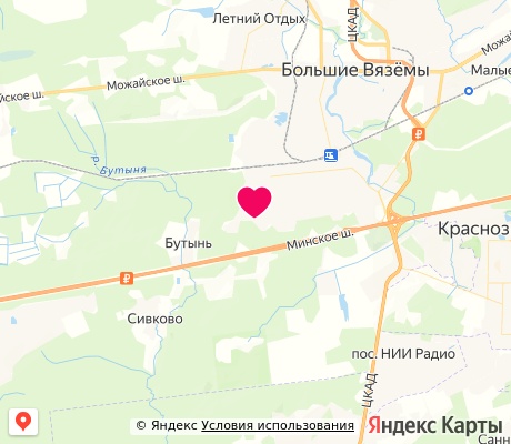 На карте