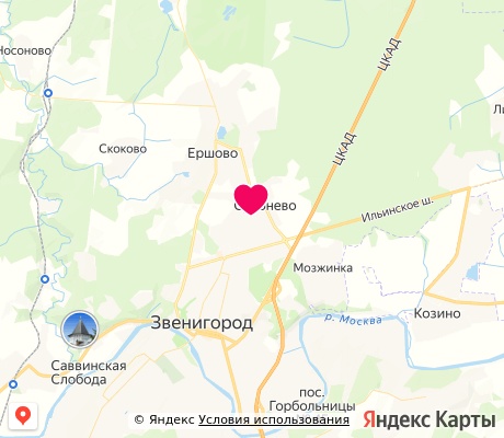 На карте