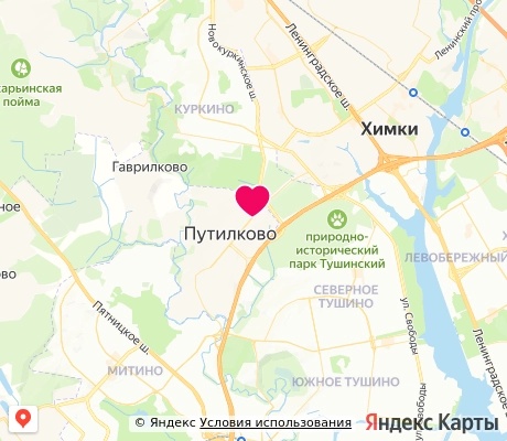 На карте