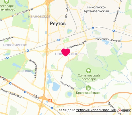 На карте
