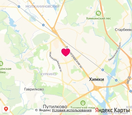 На карте