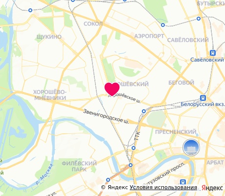 На карте