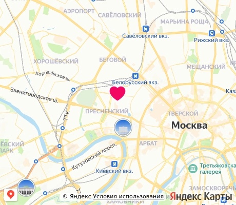 На карте
