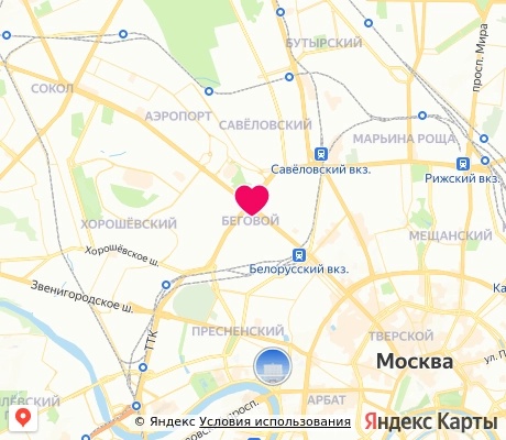 На карте
