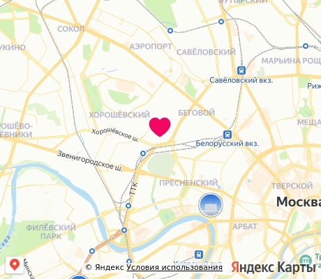 На карте