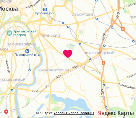 На карте