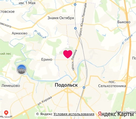 На карте