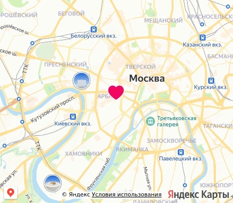 На карте