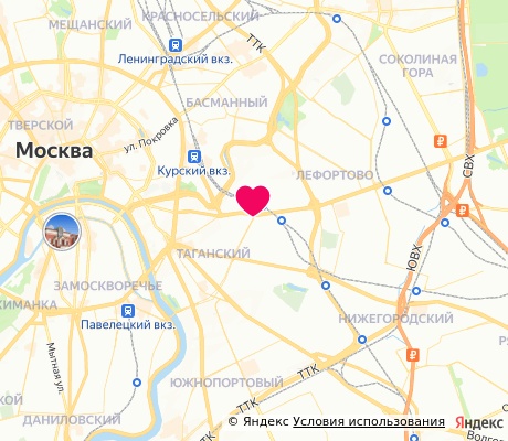 На карте