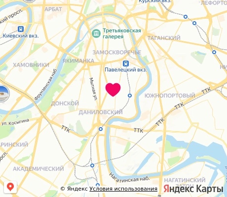 На карте