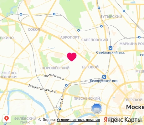 На карте