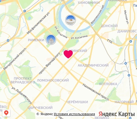 На карте