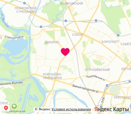 На карте