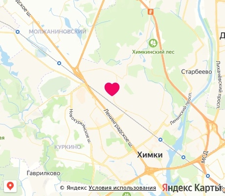 На карте