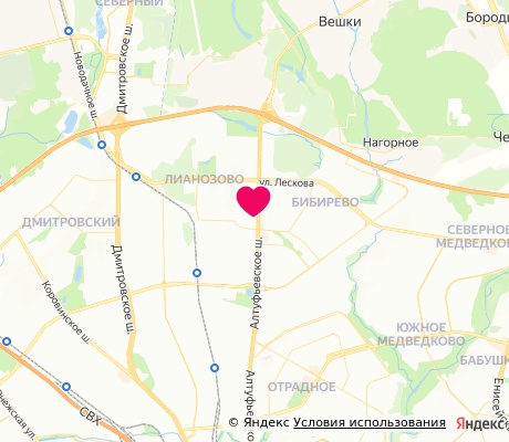 На карте