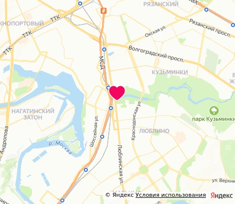 На карте