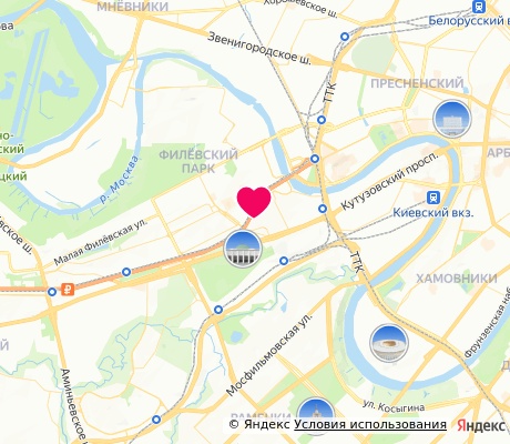 На карте