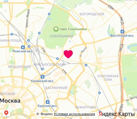 На карте