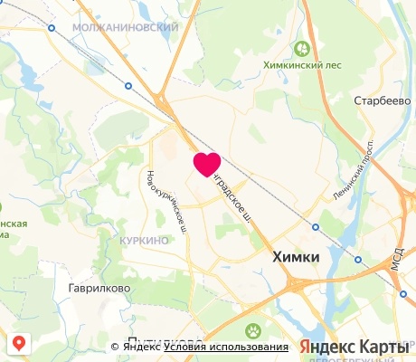 На карте