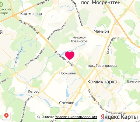 На карте