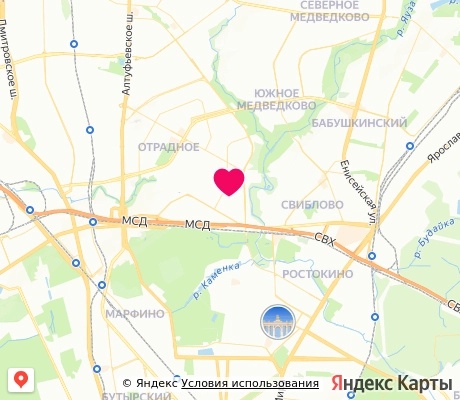На карте