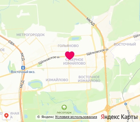 На карте