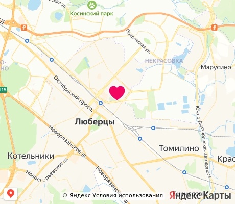 На карте