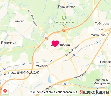 На карте