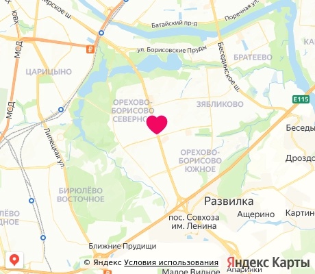 На карте